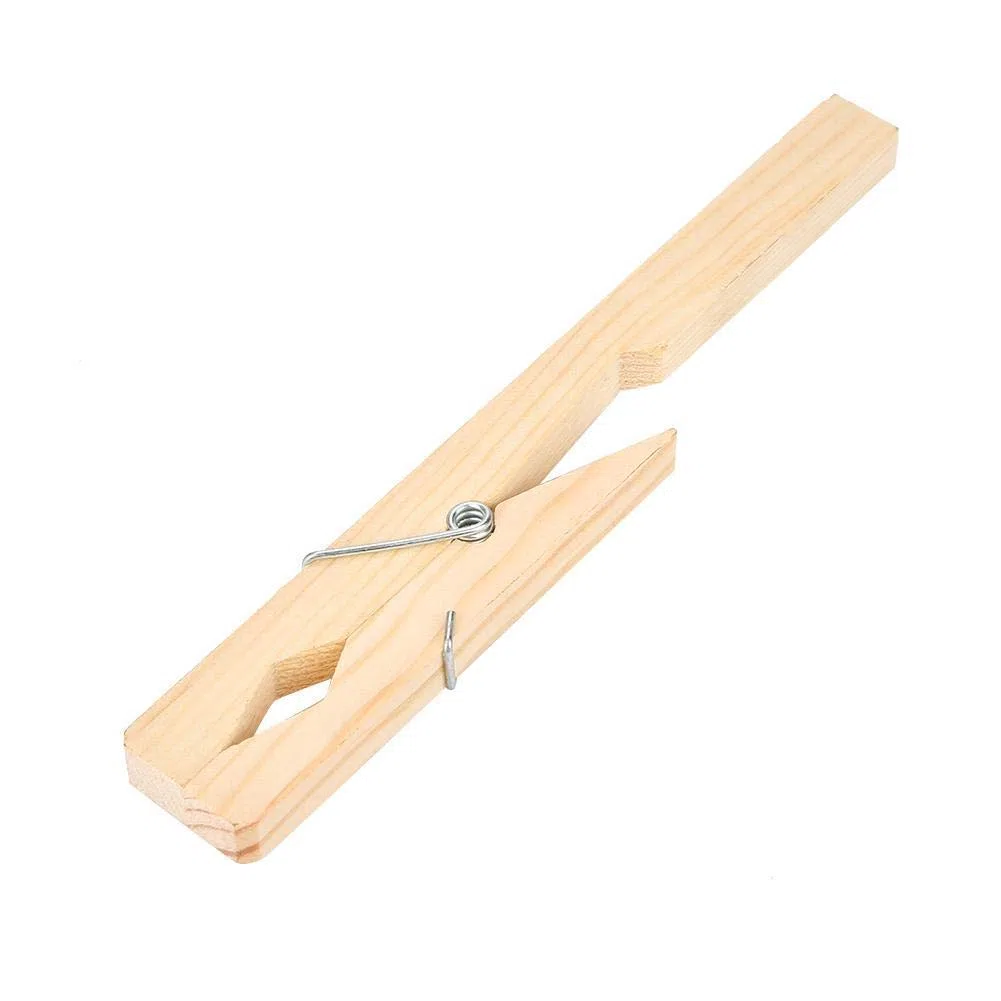 10pcs Sostenedor de Abrazadera del Clip de Tubo de Ensayo de Madera Material para Herramienta de Prueba de Laboratorio Industrial Escolar