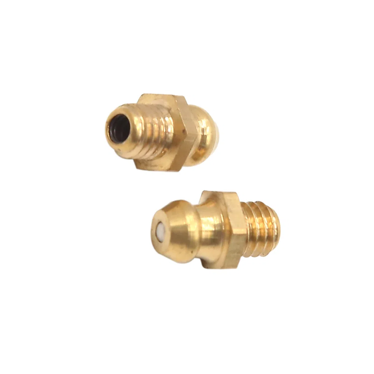 sourcing map 30uds M6 X 1mm Rosca Latón Engrasador Recto Pezón Boquilla Boquillas Engrasadoras