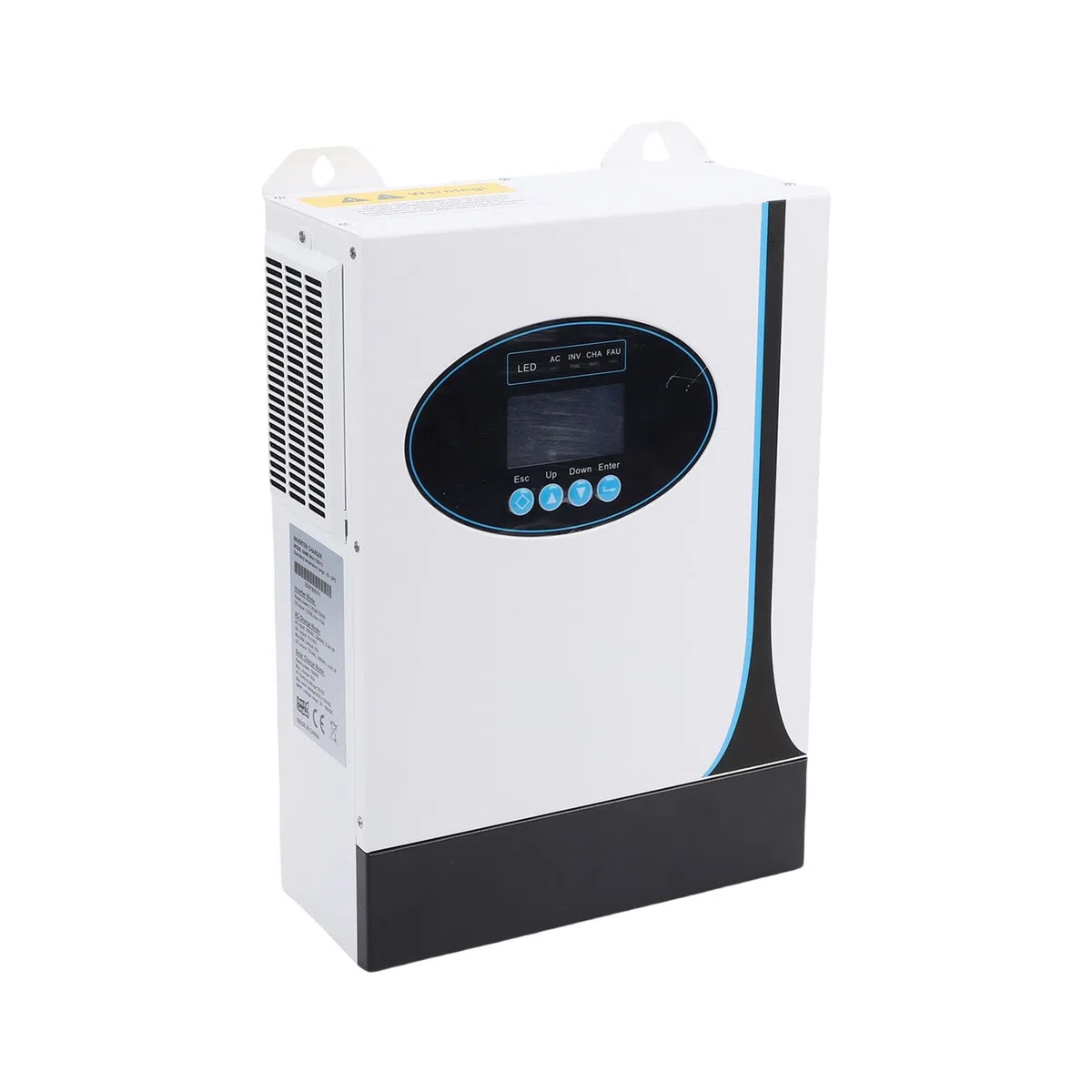 Inversor Solar Híbrido, Inversor de Onda Sinusoidal Pura Fuera de la Red de 1,2 KW MPPT Incorporado con Funcionamiento sin Batería para áreas Pastorales de Islas Escolares en el Hogar