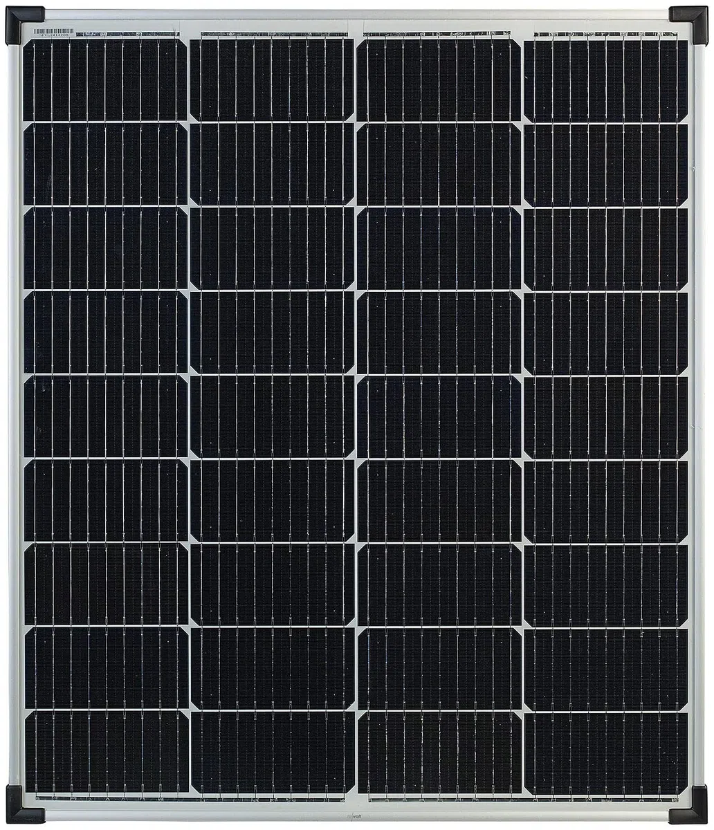 revolt Panel solar monocristalino móvil 110 W, compatible MC4, IP65, plateado