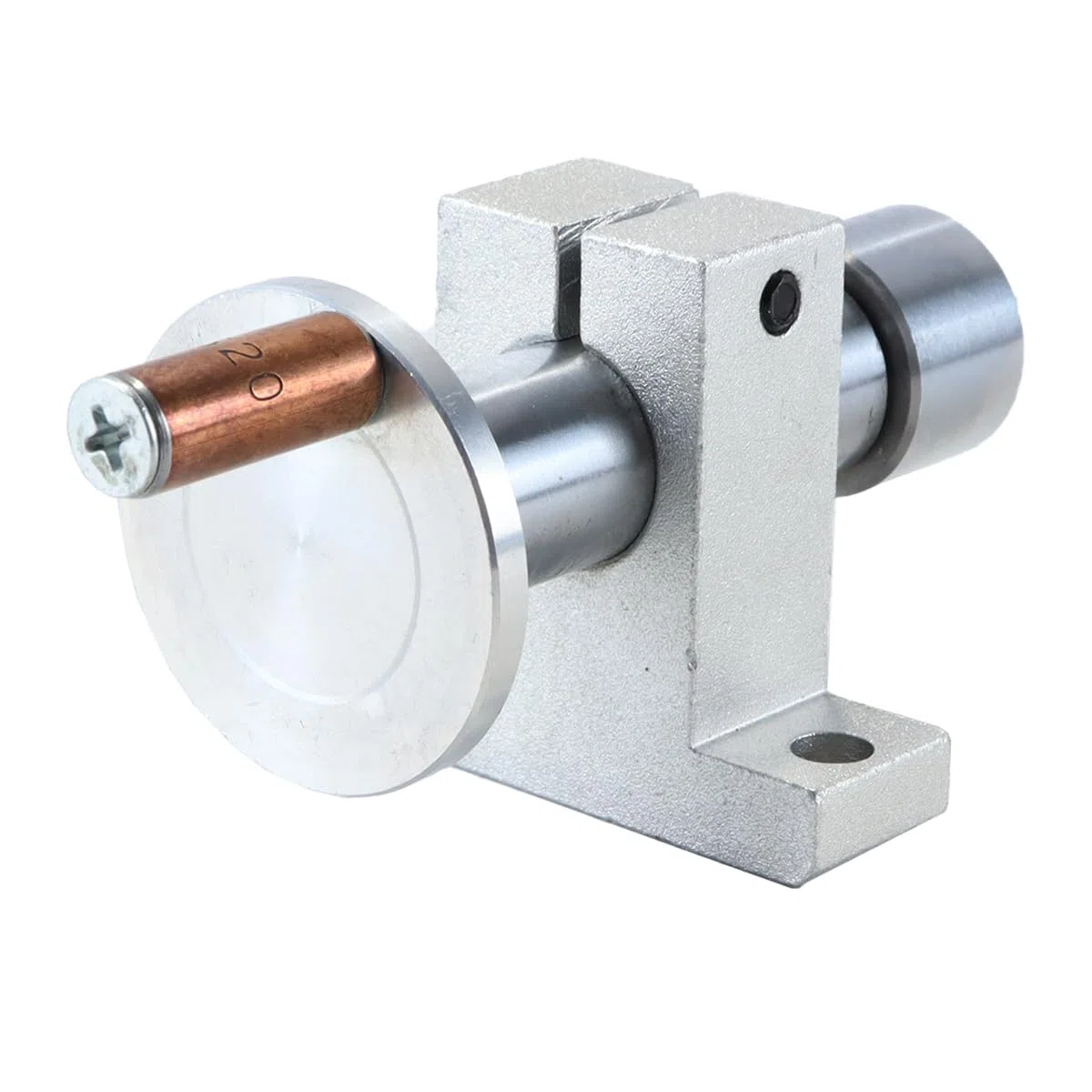 Ludom Bastón de contrapunto R para tornos de Madera, Mini portatornos con Punta transportada, Cabeza de Madera con Doble Torno