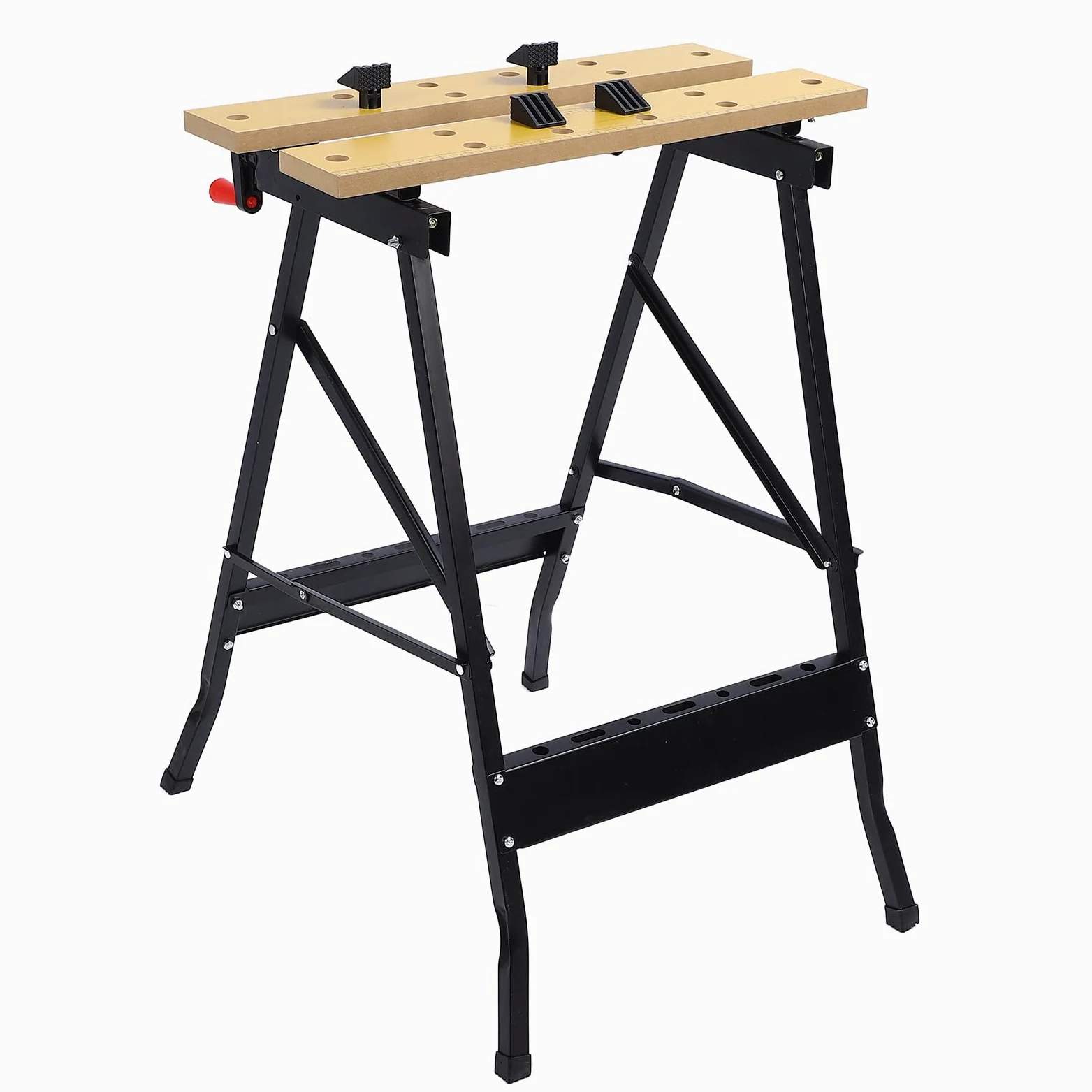 Keenso Versátil mesa de trabajo plegable, herramientas de reparación de taller, banco de trabajo, resistente y duradero, diseño compacto ligero, sujeción, pintura, corte, 220 libras