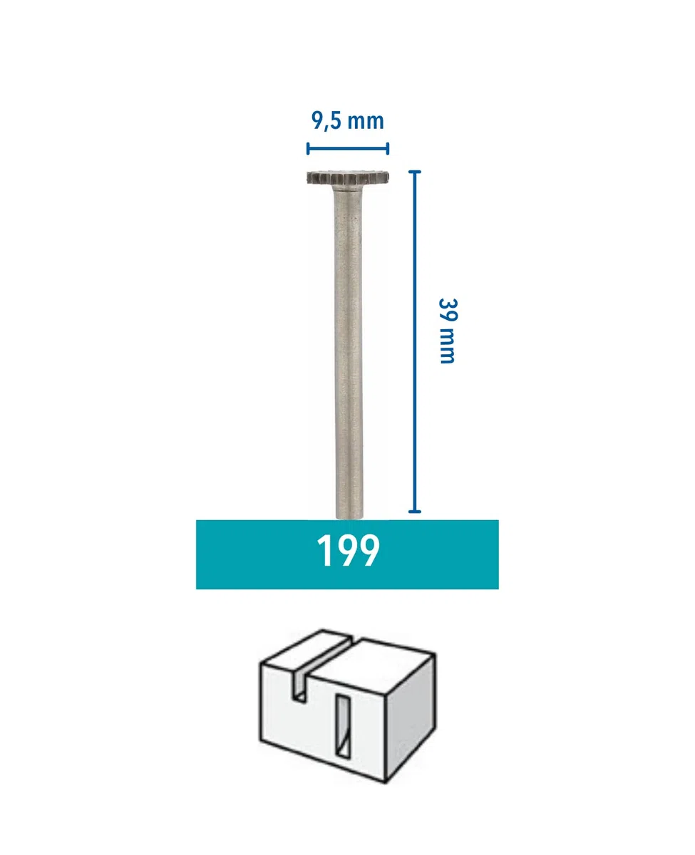 Bosch Profesional Fresa de alta velocidad, Acero Inoxidable, 9.5 mm