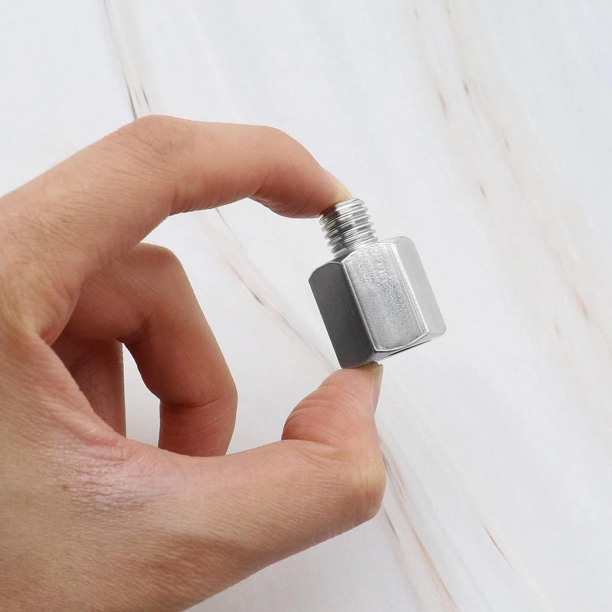 ECSiNG Adaptador de Rosca Hembra M14 A Rosca Macho M10 para Amoladora Angular Pulidora Broca Interfaz Conector Adaptador Convertidor Accesorios para Herramientas Eléctricas Acero Al Carbono