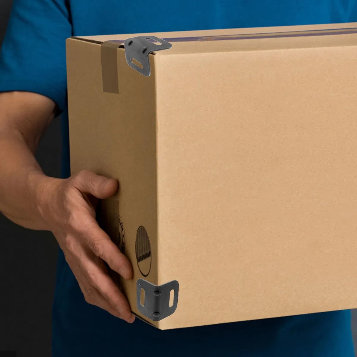 UKCOCO Protector De Esquinas De Plástico Para Embalaje 1.49X1.18X1.18In 100 Piezas Guardias De Esquina Para Cajas De Cartón Y Palés Protección Compacta Para Transporte Seguro Y Estiba
