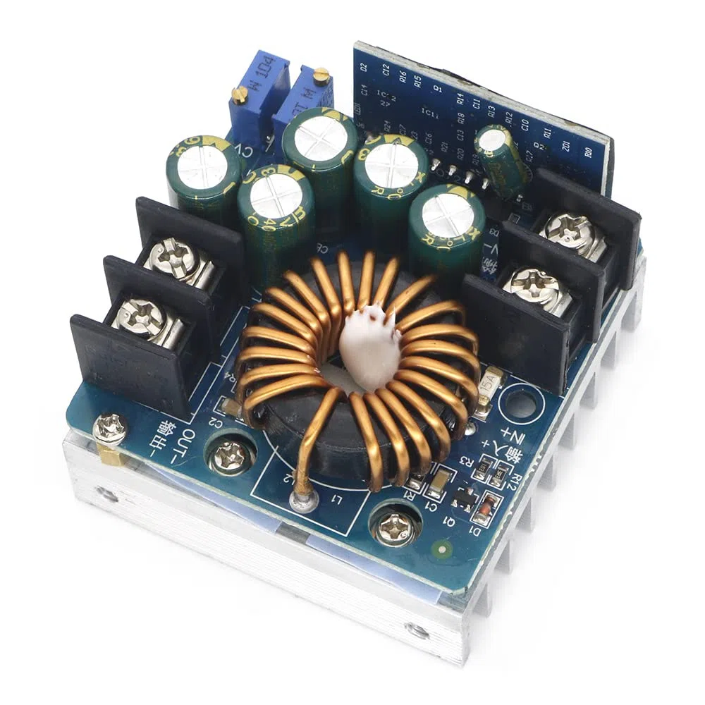 DC-DC 400W de alta potencia Step Down Buck Convertidor DC 10V-60V Voltaje constante Corriente constante Módulo de fuente de alimentación ajustable