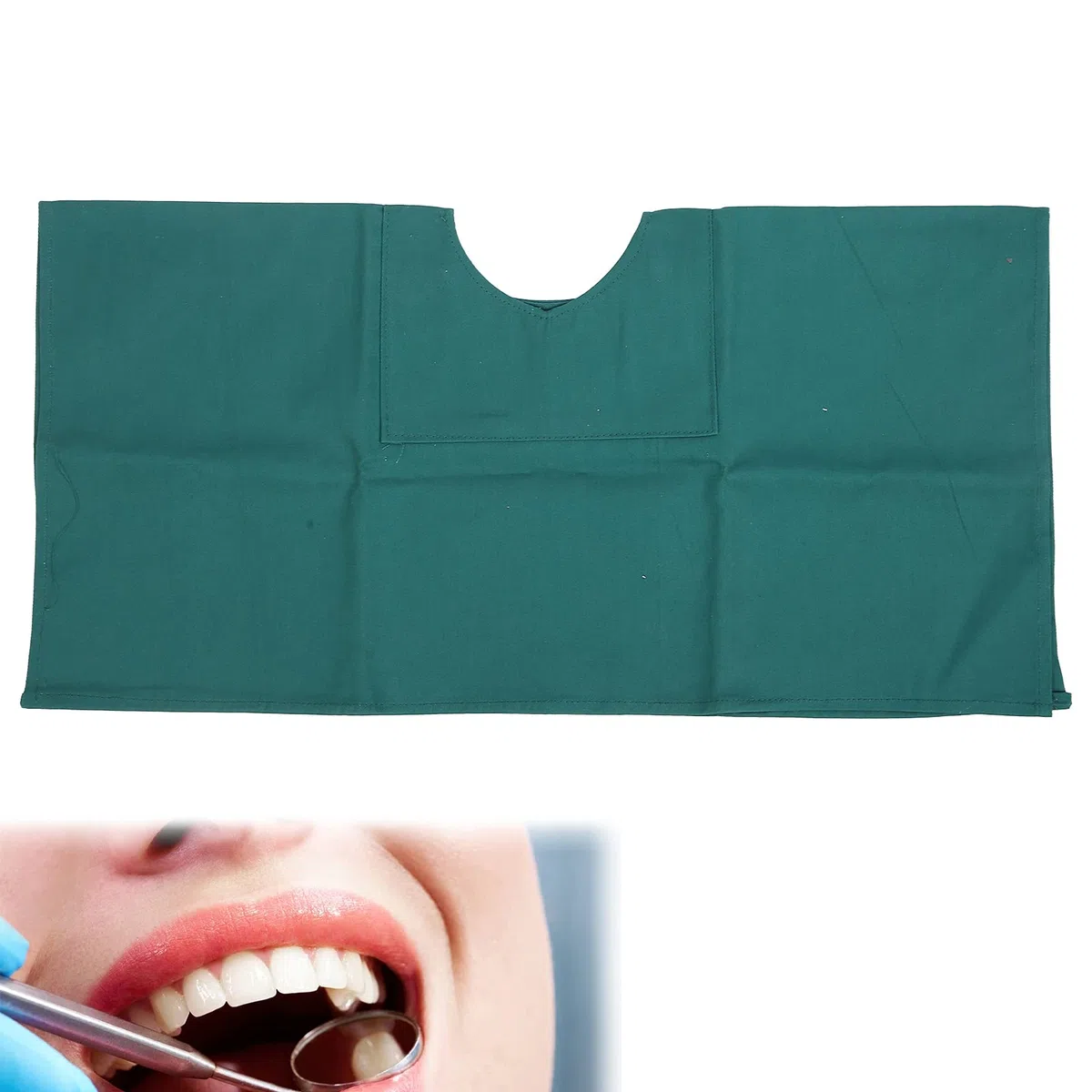 Cubiertas Quirúrgicas de Algodón Dental, Cortinas Quirúrgicas de Algodón para Operaciones de Dentista de Hospital, Cubierta de Cirugía de Dentista de Hospital con Accesorios de