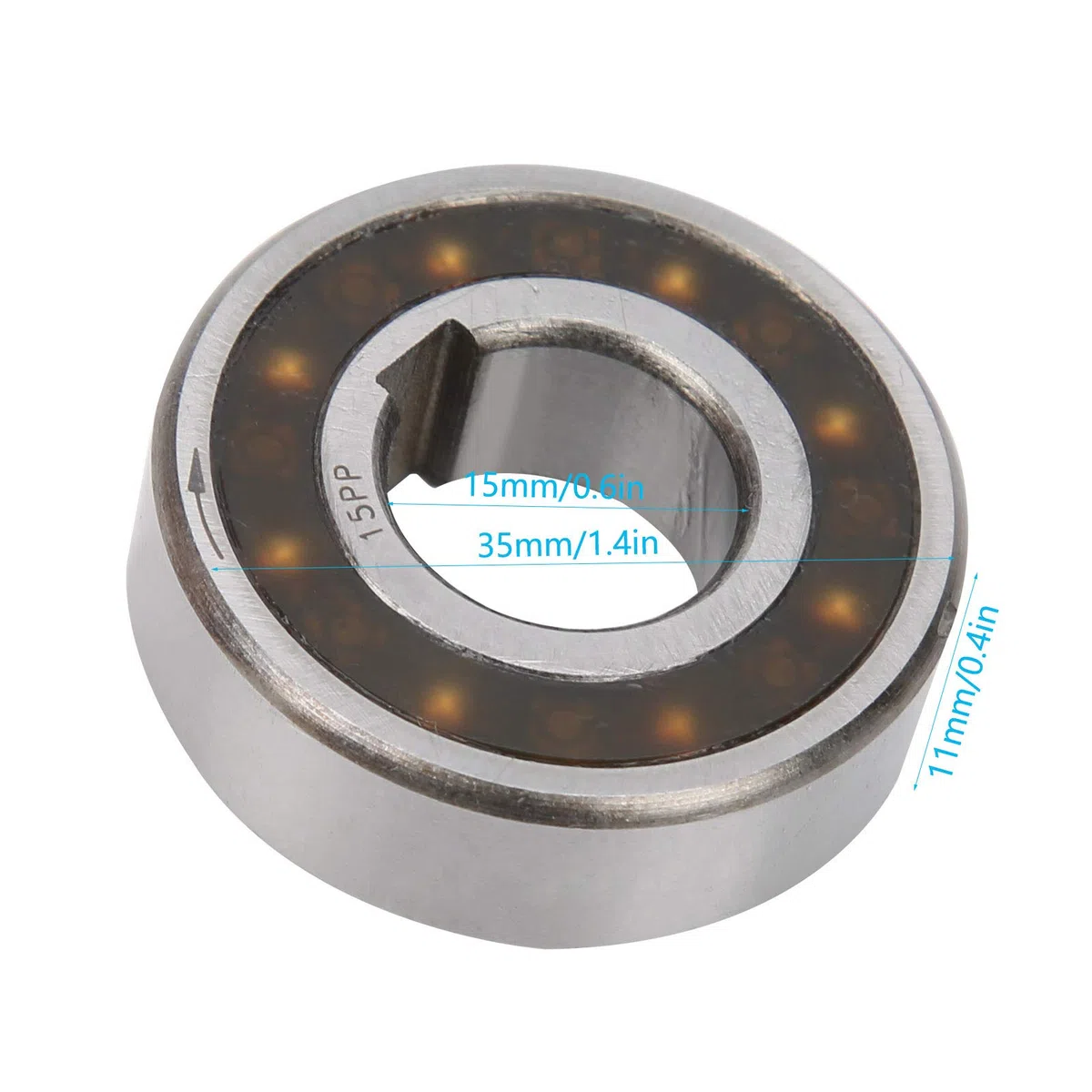 CSK15PP Cojinete de embrague unidireccional 6200 CSK15PP con chavetero de alta dureza para maquinaria de impresión Industria automotriz