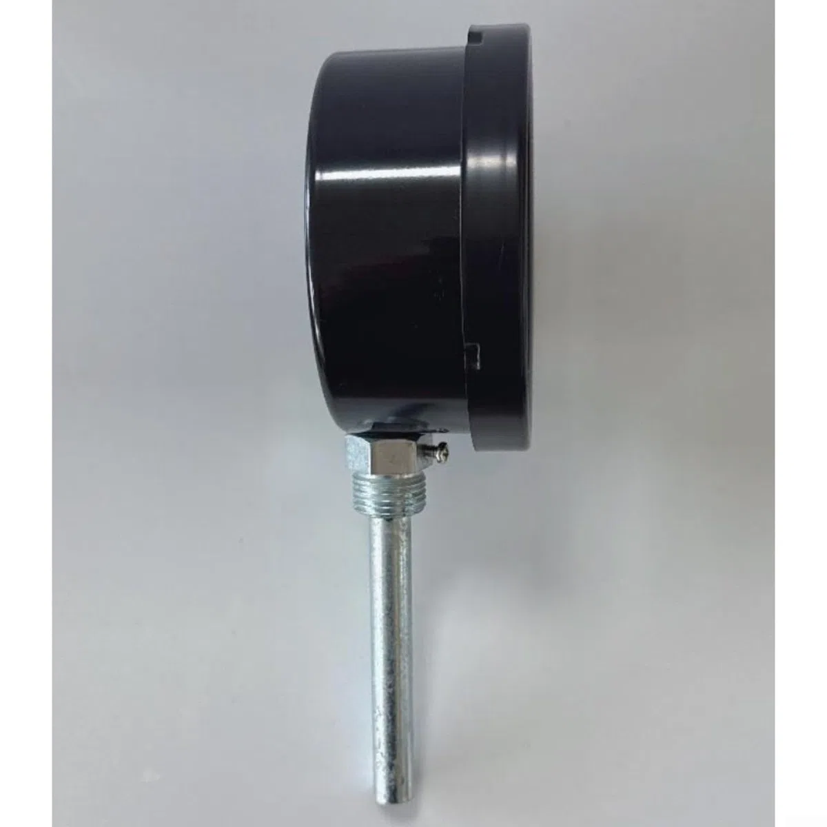 Termómetro bimetálico con esfera de 100 mm y funda de inmersión para calderas, calefacción central y usos de cocina al aire libre