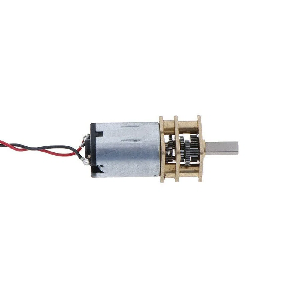 TECKEEN 5 reductores de engranajes micro mini N20 DC 3V -6V, velocidad lenta, caja de cambios de metal, juguete reductor