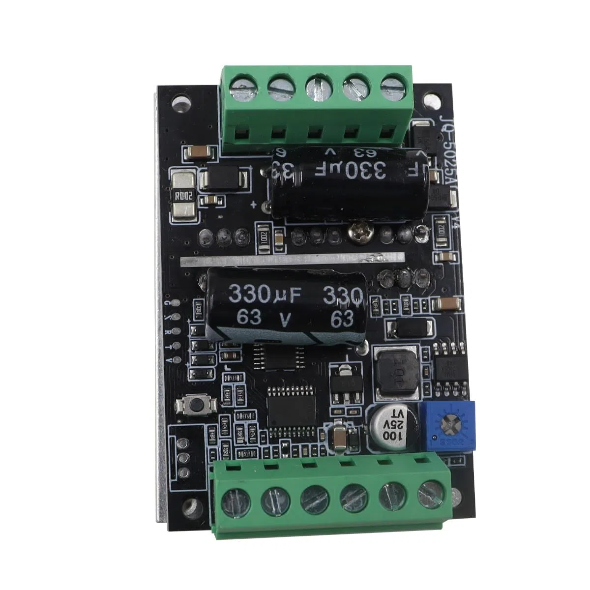 BLDC - Controlador de Motor trifásico sin escobillas, Control PLC y PWM, con protección contra sobrecorriente (Valor máximo de 500 W, 6-60 V, 16 A/20 A)