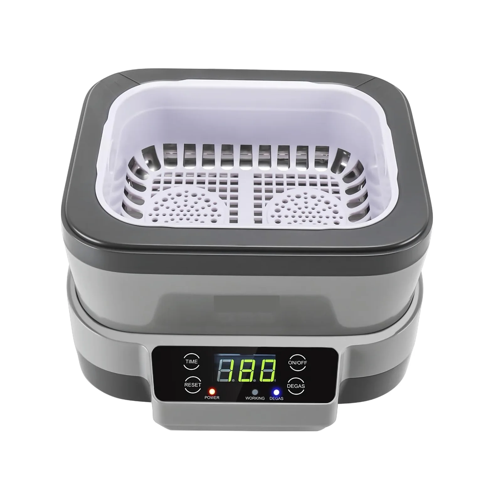 Limpiador sónico, Limpiador Ultrasónico De 1,2 L, Joyería, Reloj, Gafas, Anillo, Cepillo De Belleza, Máquina De Baño De Limpieza Por Ultrasonido,Uso prolongado