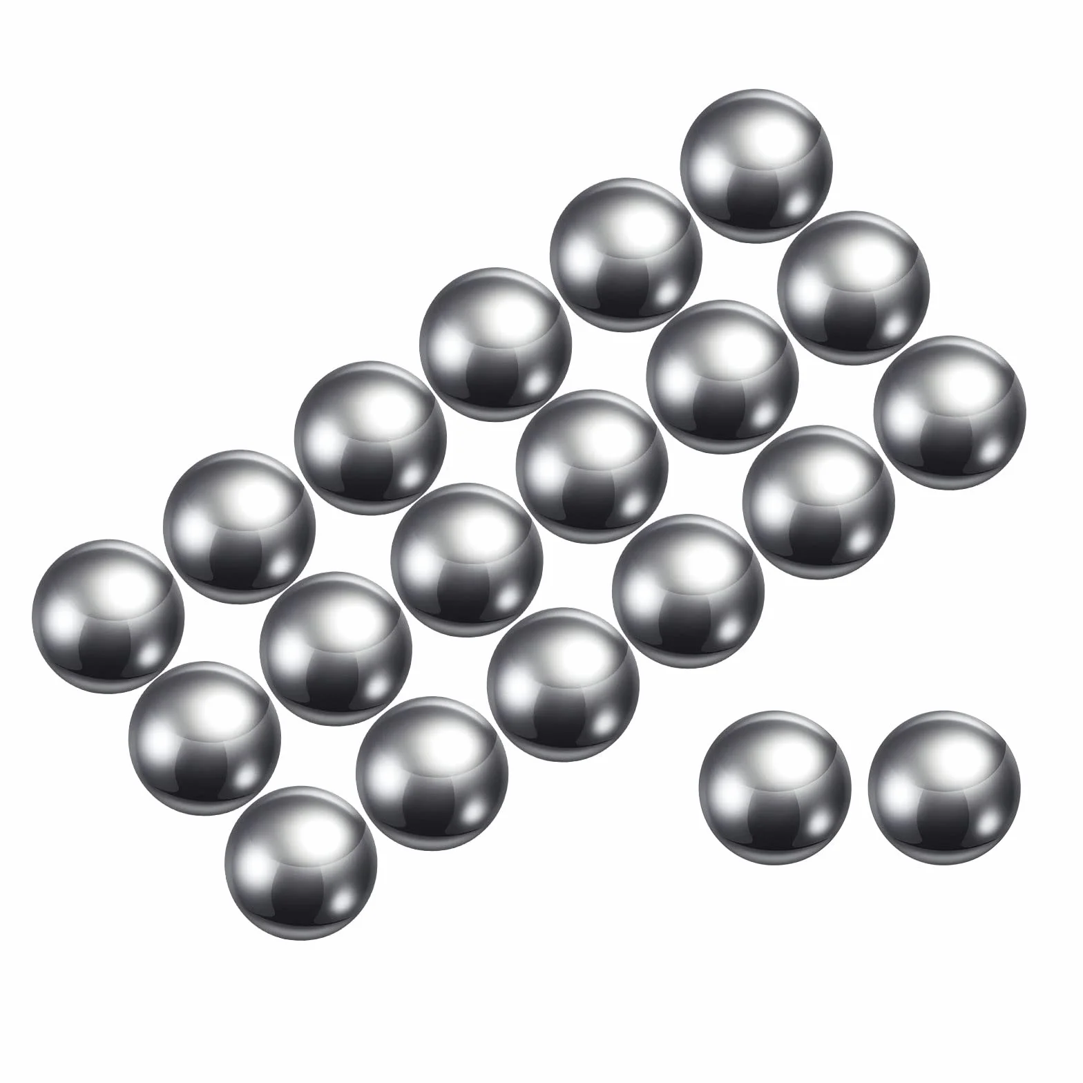 100uds Precisión Bolas - [11mm] Carbono Acero para Rodamientos Válvulas Uso, Sólido