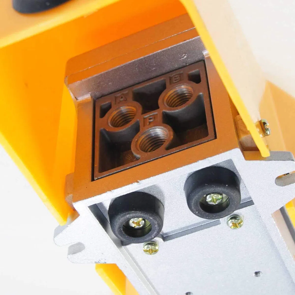 ORAZIO Válvula de Pedal Neumática, 5 Vías 2 Posiciones G1/4 Interruptor de Pie Control de Prensa de Pie Roscado, Almohadilla de Aire Interruptor de Pedal Momentáneo con Cubierta de Protección 214725