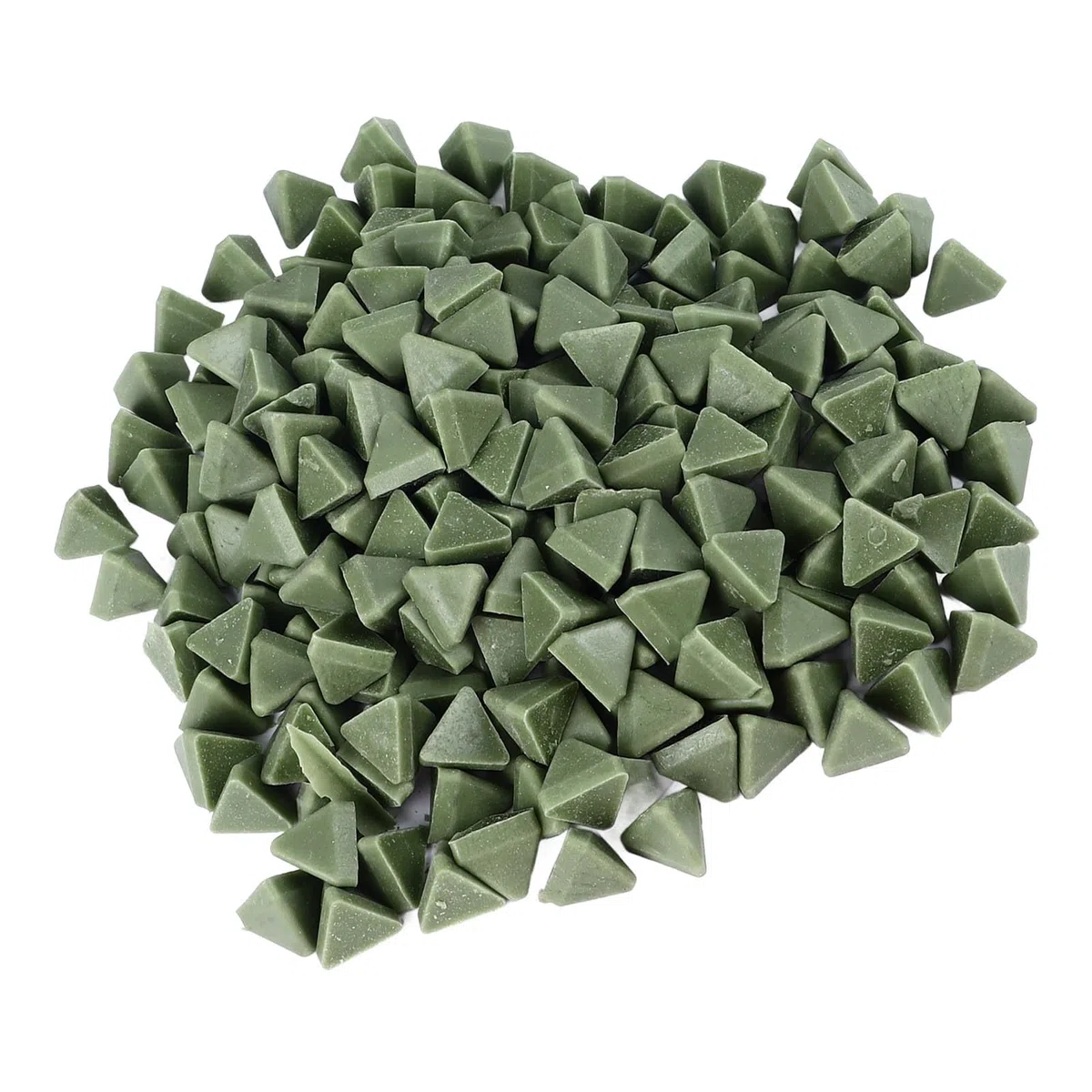 Triangle Resin Abrasive Efficient Resin Tumbling Media Fine Polishing for Jewelry Gemstone Shells 15mm 17.6oz