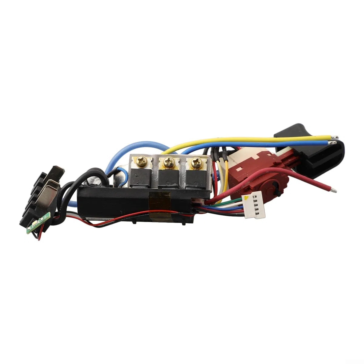Interruptor de repuesto para taladros de mano eléctricos, 1 paquete de interruptor de plástico y metal compatible con modelos WORX WU175 WX175 WX373, control de velocidad ajustable para una fácil