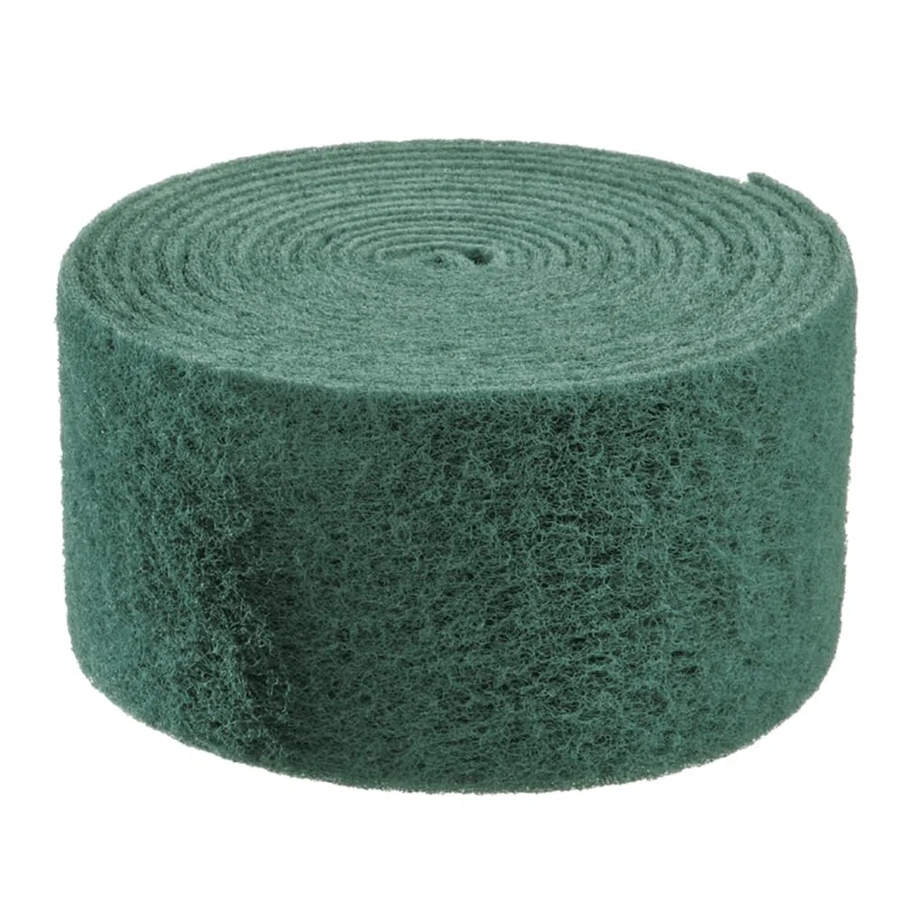Clim Profesional 2 Rollos de Estropajo de Fibra Verde Alta abrasividad 6 Metros | Pack 2 Rollos Estropajo en Rollo para Uso Profesional y Doméstico