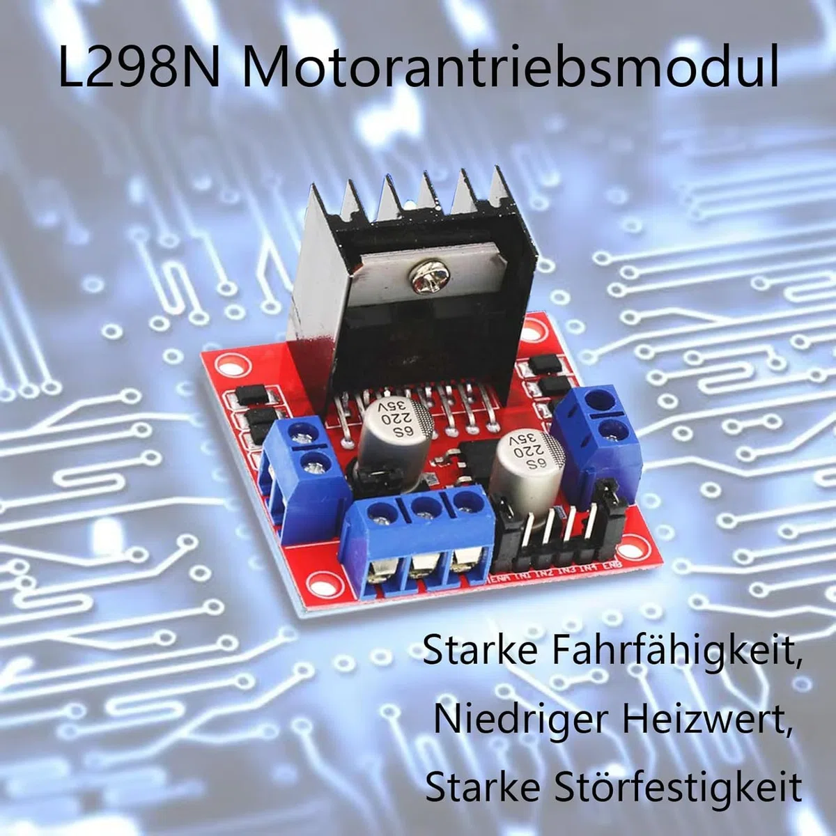 10 unidades L298N Motor Drive Controller Board Módulo Dual H puente DC módulo paso a paso para Arduino