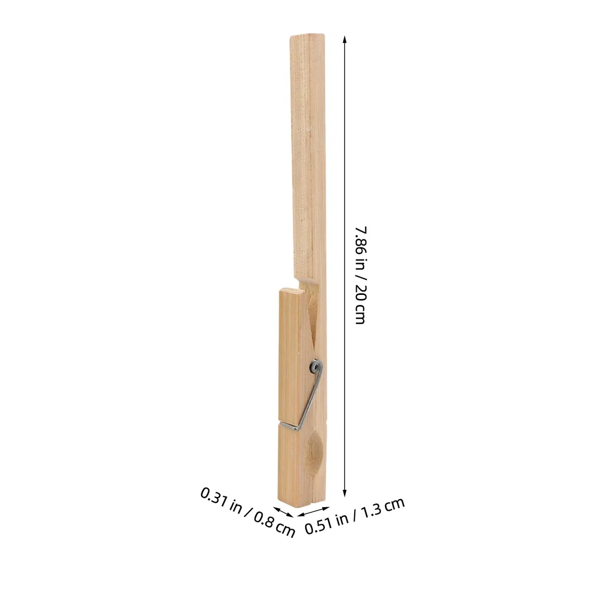 ULTECHNOVO 10 Piezas Pinza de Madera para Tubo de Ensayo Abrazadera de Laboratorio con Resorte de Acero Auto-Cierre Soporte Experimental de Madera 7.08In para Química Escolar