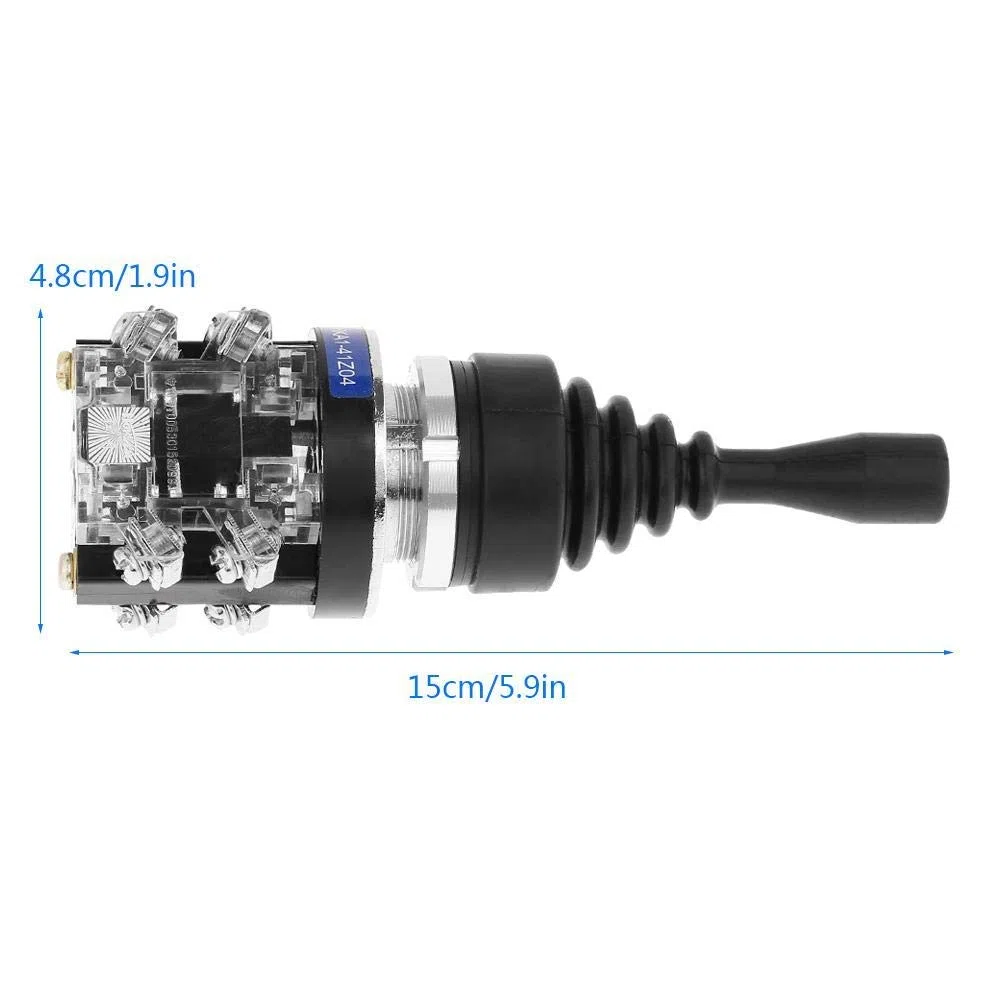 Joystick-Schalter mit 4 Positionen 4NO Spring Return Momentary Joy Stick Ersatz f¨¹r HKAI-41Z04