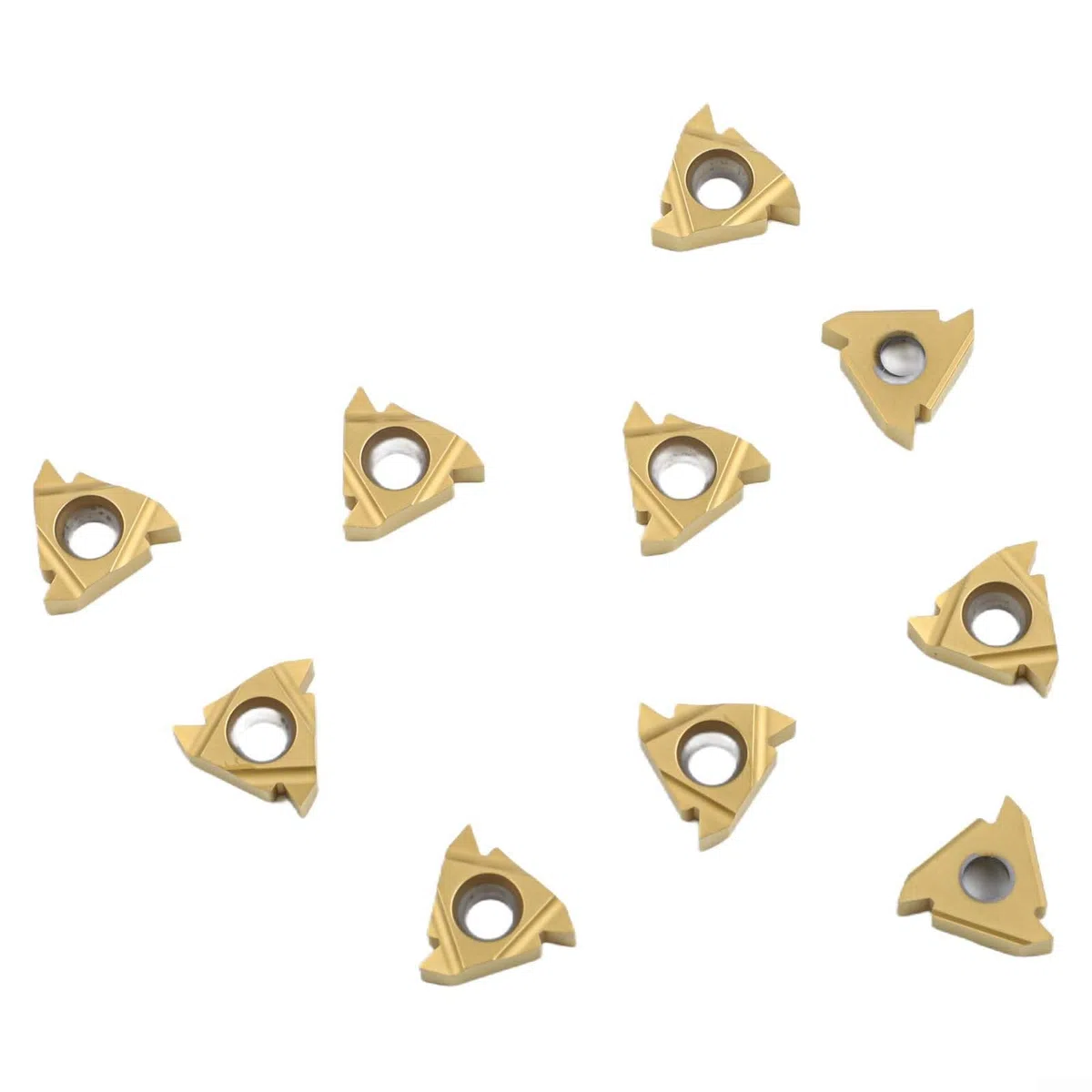 16ER AG60 BMA Insertos indexables 10pcs carburo de tungsteno para mecanizado de rosca de torno CNC