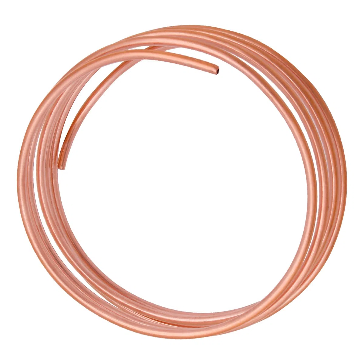 Tubo de cobre flexible R410-2 m - 5 x 0.5 mm - Para climatización, fabricación de refrigeradores sumergibles, etc.