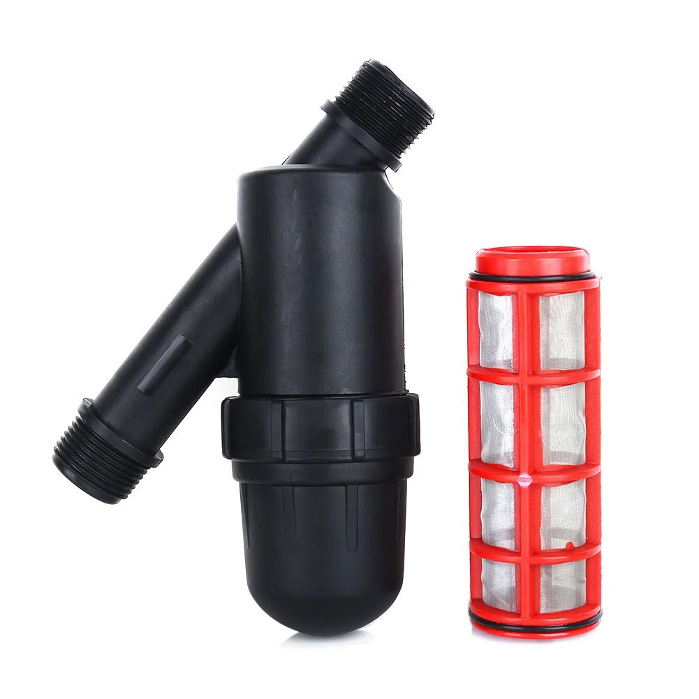 3/4 Pulgadas Filtro de Irrigación con Pantalla, Pantalla de Acero Inoxidable Filtro En Línea Malla Acondicionador de Agua Colador Goteo Irrigación Tanque de Agua Bomba de Piscina para Jardín Invernade