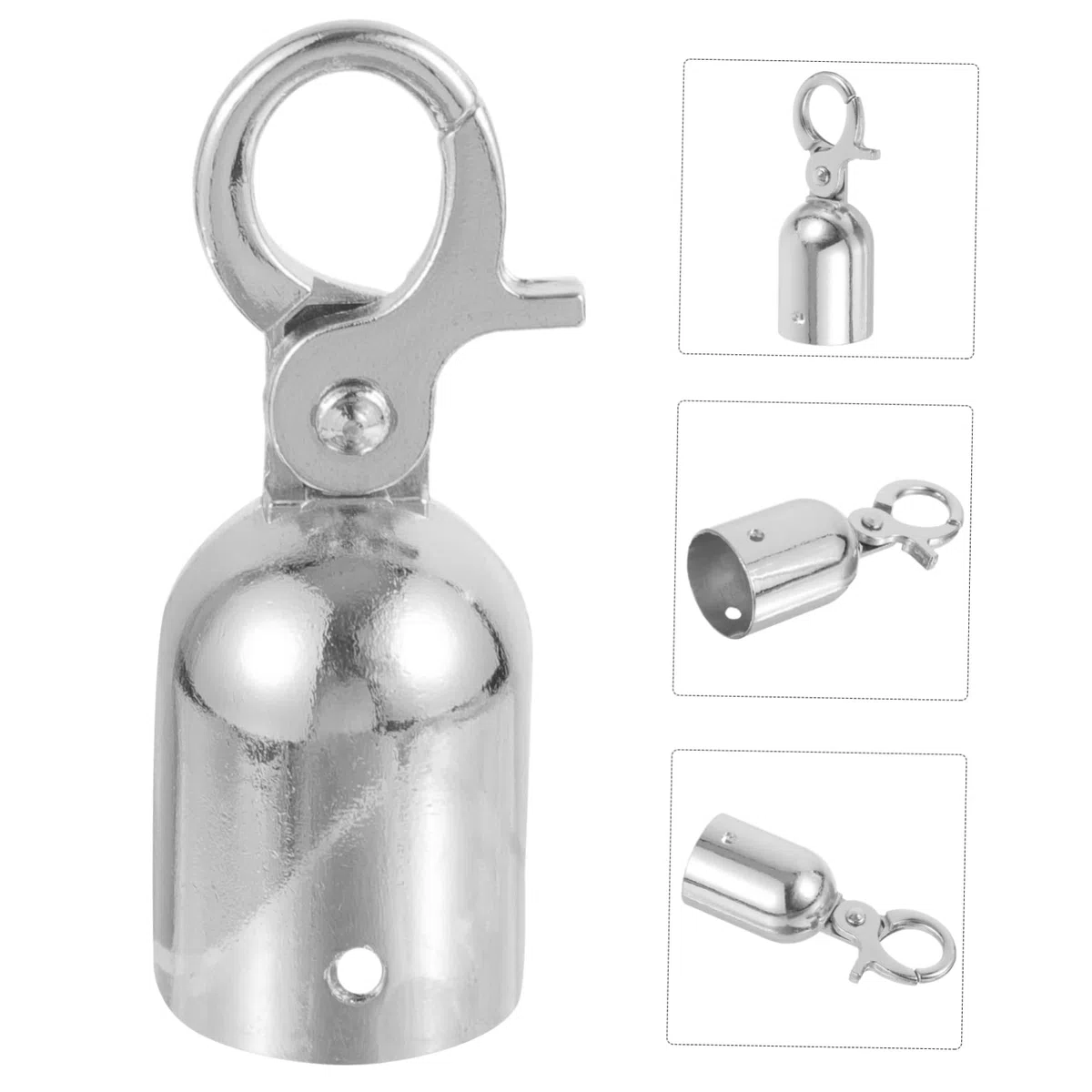 Housoutil 4piezas Tapón De Cuerda De Acero Inoxidable Para Barandillas Fijación Segura Duradera Para Cuerdas Espacios Exteriores Compatible Poste De Recepción Protección De Pasillos