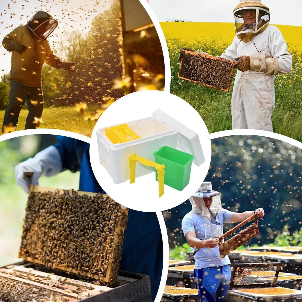 Bee Hives - Casa de abeja de espuma aislante | Suministros para mascotas para apareamiento de granja, polinización de invierno, miel, mantener el hogar, patio trasero