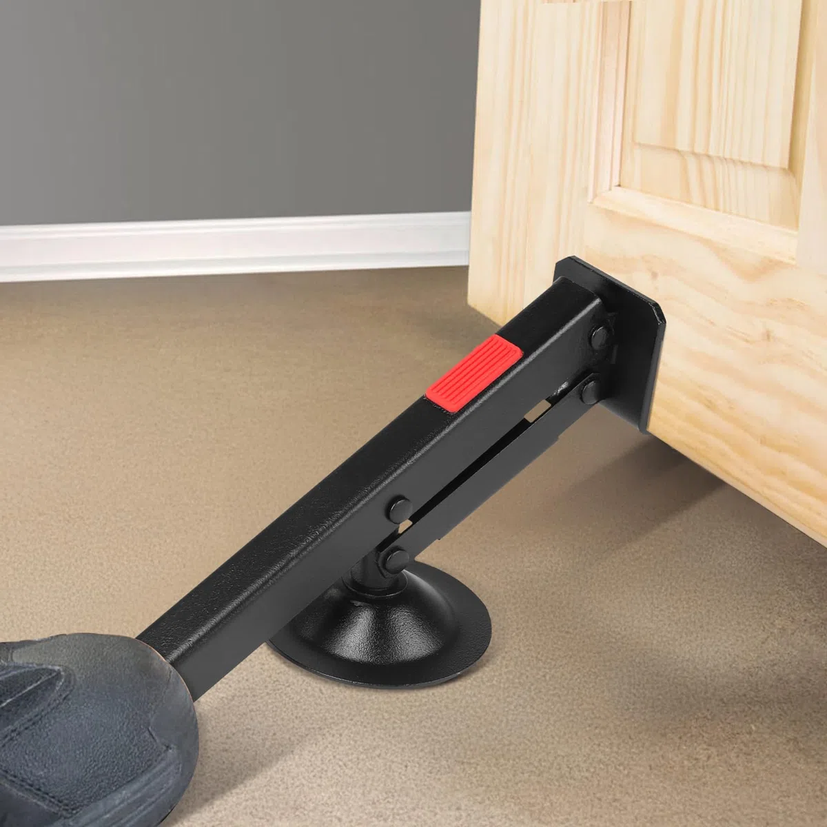 DBREAKS Elevador de Muebles de Acero Máxima de 100 kg, Gato para Levantar Muebles Rotación de 360 Grados, Levantador de Muebles(Negro)