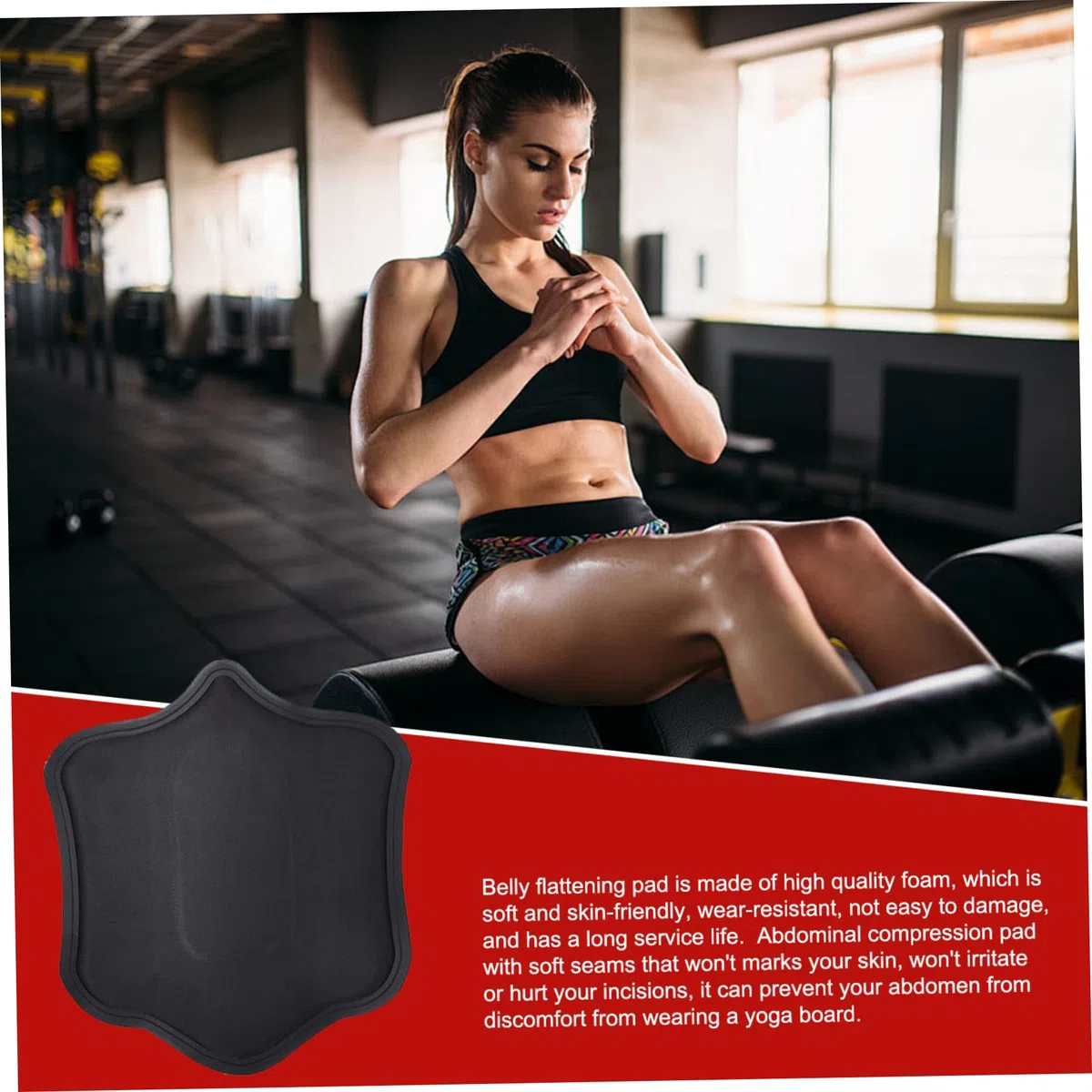 Tablero Abdominal, liposucción Posterior a la cirugía BBL Lipo Foam Tablas, Tabla Suave y cómoda después de la cirugía, prevenir la compresión de Las Arrugas/Negro