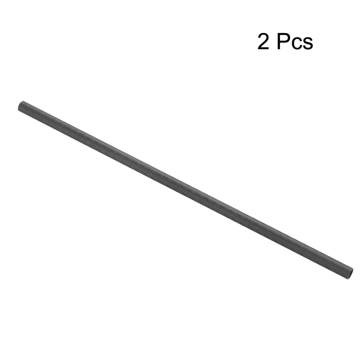 QUARKZMAN 2 Piezas Tubo de Fibra de Carbono 8 x 10 x 330mm Superficie Mate Barra 3K Enrollada en Rollo de Carbono Puro Tubo Redondo para Avión RC Multicóptero