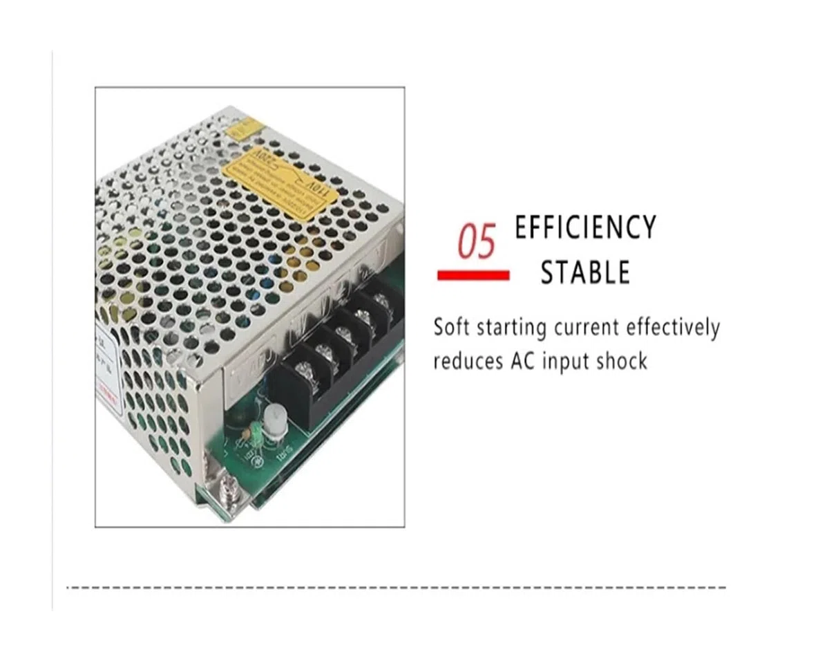 Tamaño de Fuente de alimentación de Modo de conmutación de Salida única 500w 24v 20a