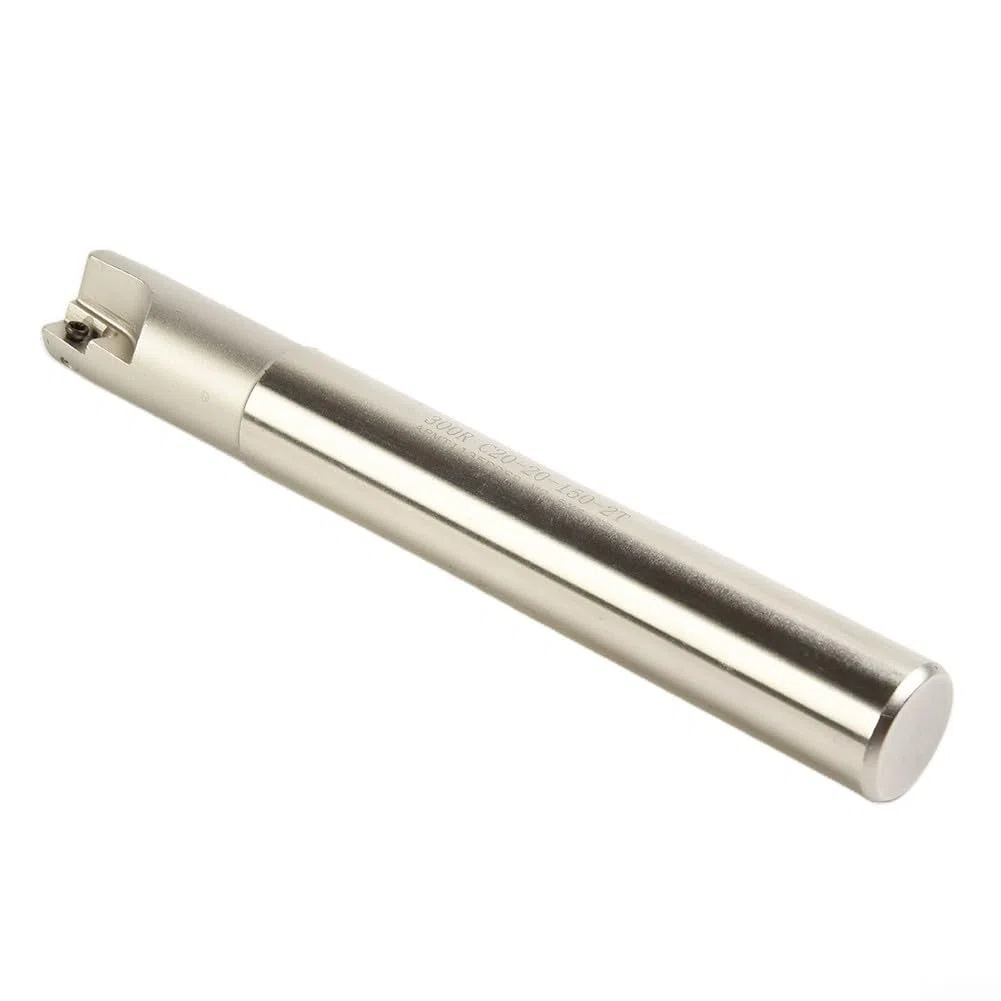 10 fresas de cara indexable D20mm con inserciones de carburo APMT1135, fresa de extremo de 2 flautas de 90 grados, herramienta de precisión de 150 mm de longitud para mecanizado CNC y