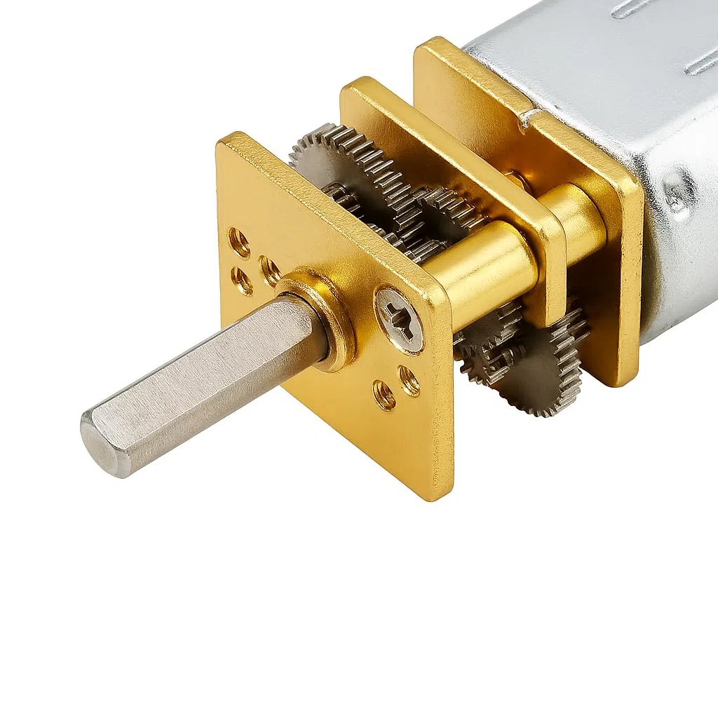 1x Mini Motor Eléctrico de Engranaje DC 6V 150RPM, GA12-N20, con Caja Reductora, Bajo Ruido, Componentes de Transmisión Mecánica, Motor de Reducción de Velocidad.