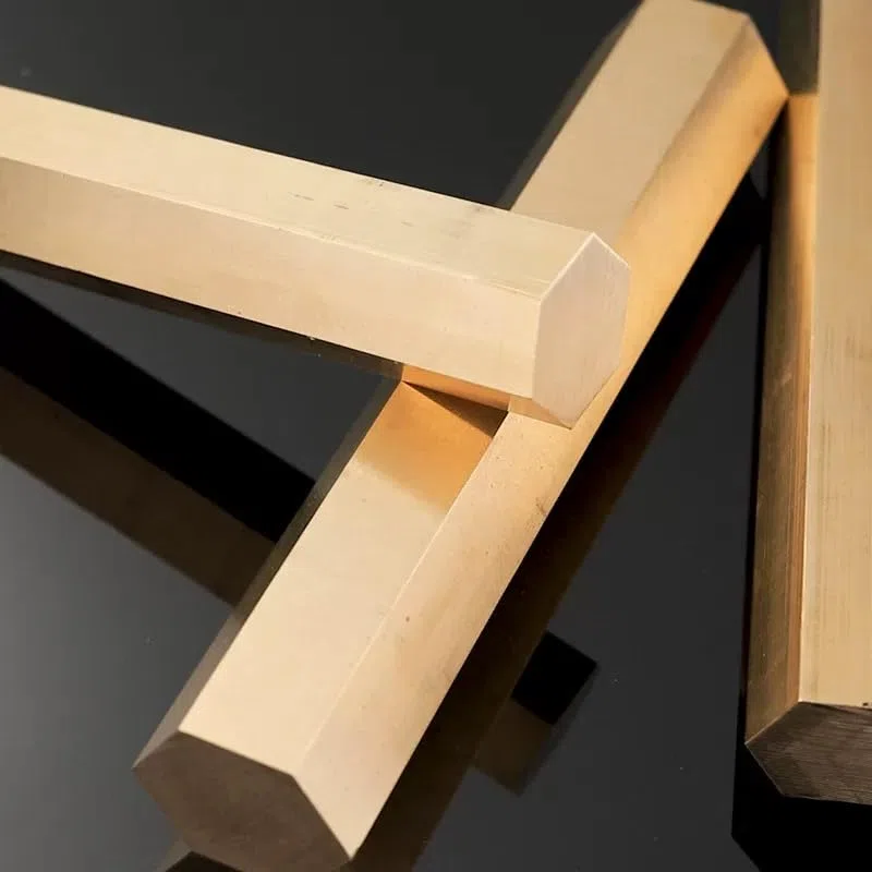 Varillas hexagonales de latón c28000 palo hexagonal sólido longitud de la barra hexagonal 200 mm 250 mm (4 mm*250 mm, 2 unidades)