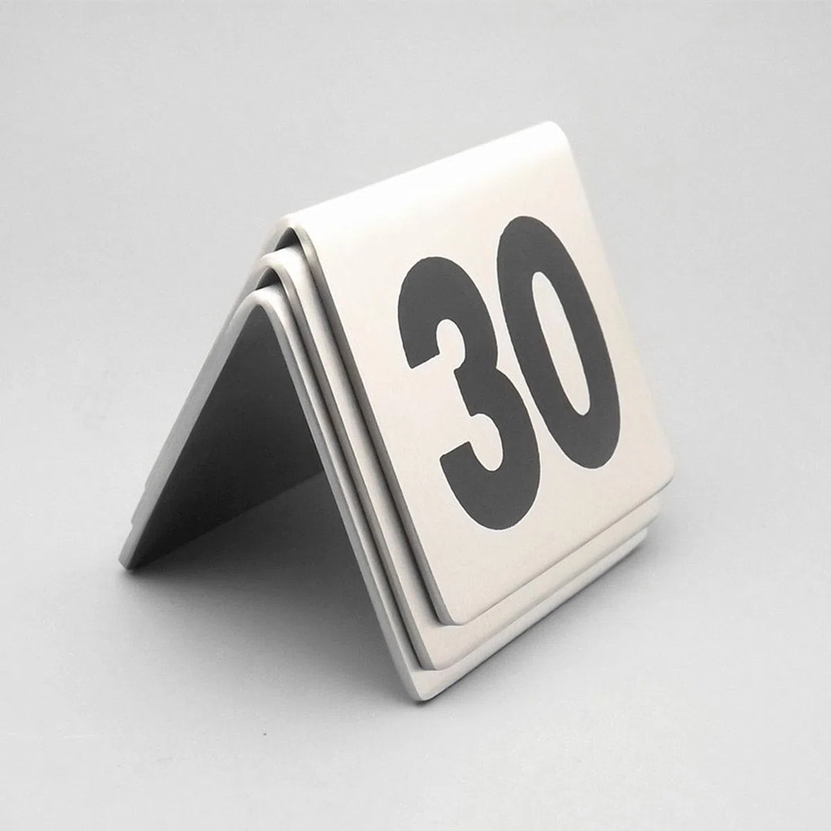 Juego De 15 Tarjetas De Números De Mesa De Restaurante, 1-15, Tarjetas De Números De Mesa Estilo Tienda De Doble Cara, Adecuadas for Fiestas, Banquetes Y Eventos(1-10)