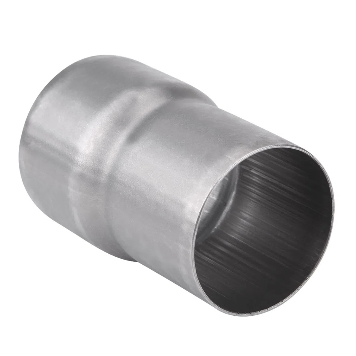 Reductor de Escape de 51 Mm a 60 Mm, Fácil Instalación Conector de Silenciador Universal, Alta Precisión para Tubo de Escape de Motocicleta, Ajuste Directo con Acabado Pulido