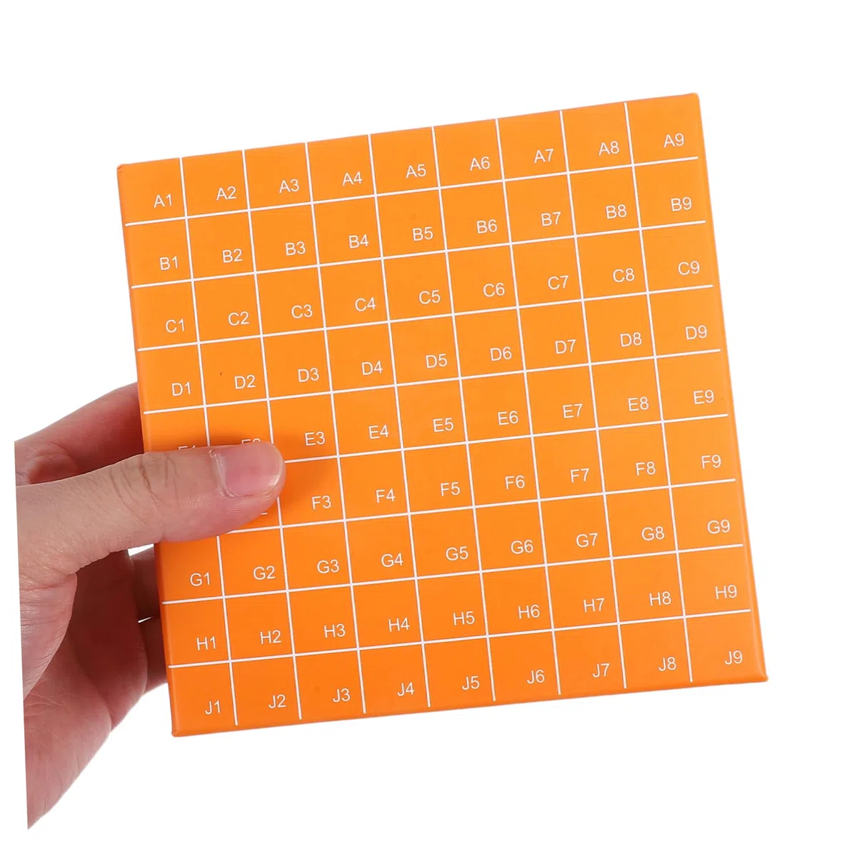 TOPBATHY Caja De Laboratorio Para Congelar Tubos De Ensayo 81 Compartimentos Tapa Abatible 1-5 Ml Plástico Resistente Adecuado Para Almacenamiento De Muestras Laboratorios y Hospitales