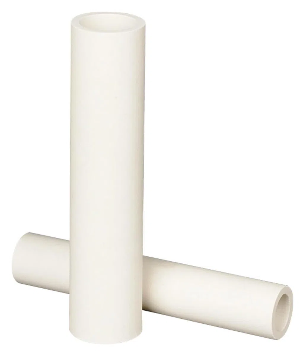 2 tubos cerámicos de alúmina, diámetro interior de 6 mm, longitud del tubo aislante de 100 mm. Adecuados for piezas de precisión y equipos de laboratorio.(9x6x100mm)