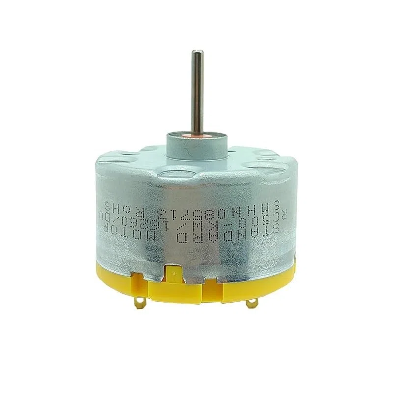 Motor estándar RC500-KW/16260 DC 6V 9V 12V Mini Motor de husillo redondo de 32mm de diámetro eje largo for máquina de fragancia Robot barredora