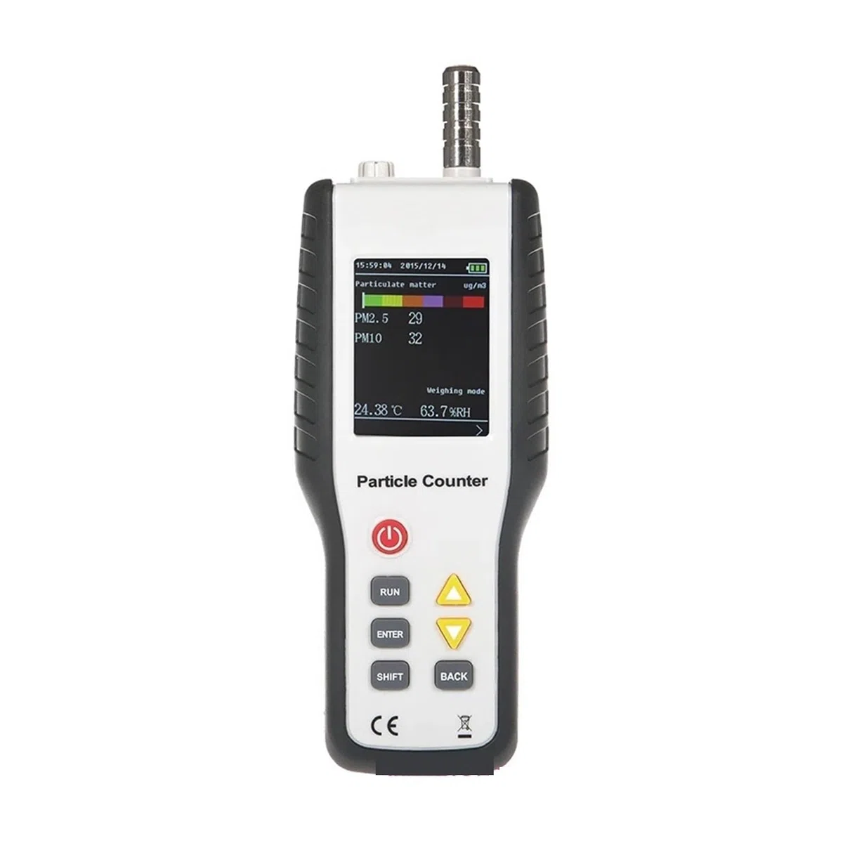 Monitor de calidad del aire, Contador De Partículas Del Analizador Gas Interior HT-9600 Y Detector Fugas CO2 For Monitorear La Calidad Aire PM 2,5