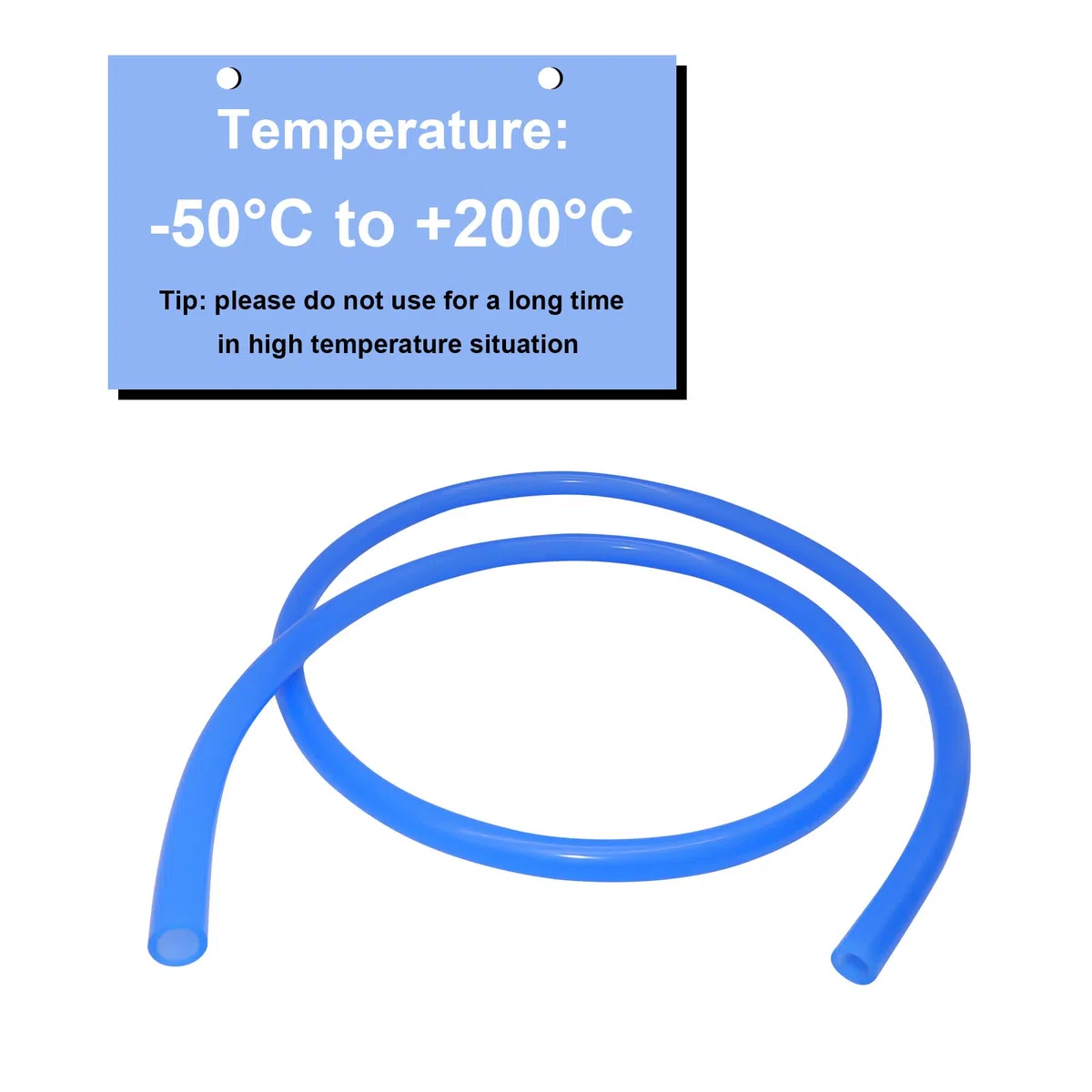Manguera de silicona, 6 mm ID x 12 mm OD, grosor de pared de 3 mm, manguera de silicona flexible de 2 m para transmisión de aire y agua, vacío neumático, azul
