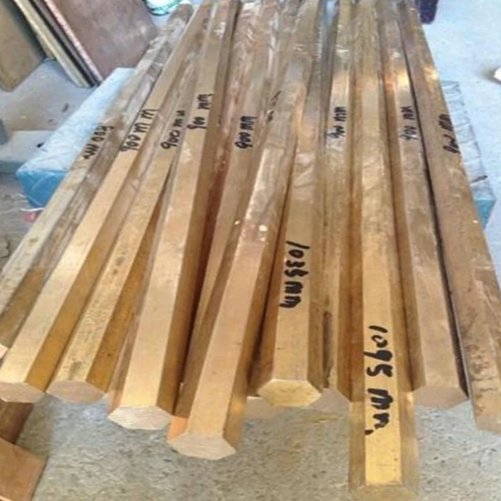 Barra Hexagonal de latón sólido H59/H62, paquete de 4mm-65mm de 330mm/200MM de largo (10mm * 330mm de longitud)