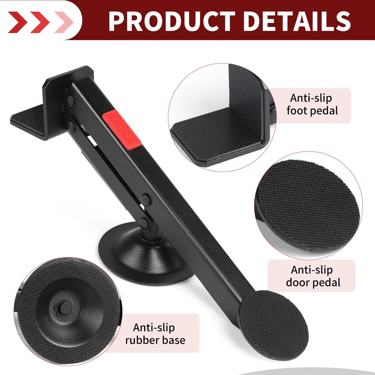 DBREAKS Elevador de Muebles de Acero Máxima de 100 kg, Gato para Levantar Muebles Rotación de 360 Grados, Levantador de Muebles(Negro)