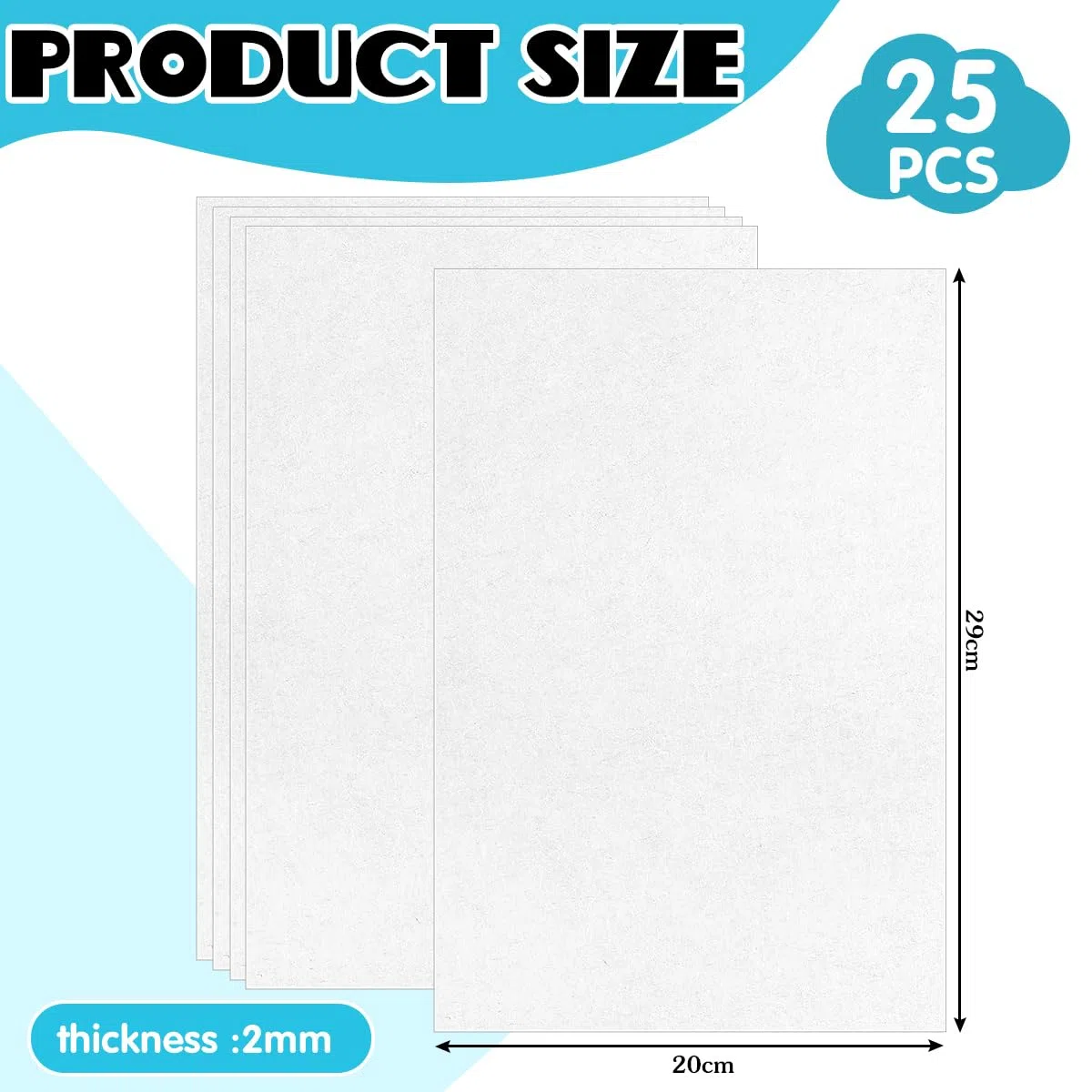 30PCS Papel Termoretractil A4, Láminas de Plástico Mágico Imprimible y Transparente, Plastico Magico Horno 29 x 20cm, Hojas Termorretráctiles a4 para Manualidades, Colgantes, Llaveros