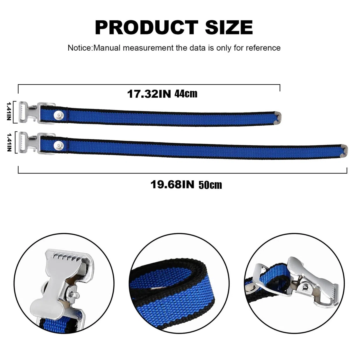 Correas para bandas para piernas de zancos para paneles de yeso, 4 piezas - Kit de fijación de pies de nailon ajustable | Correas de repuesto con 8 tornillos y 8 arandelas, accesorios duraderos para z