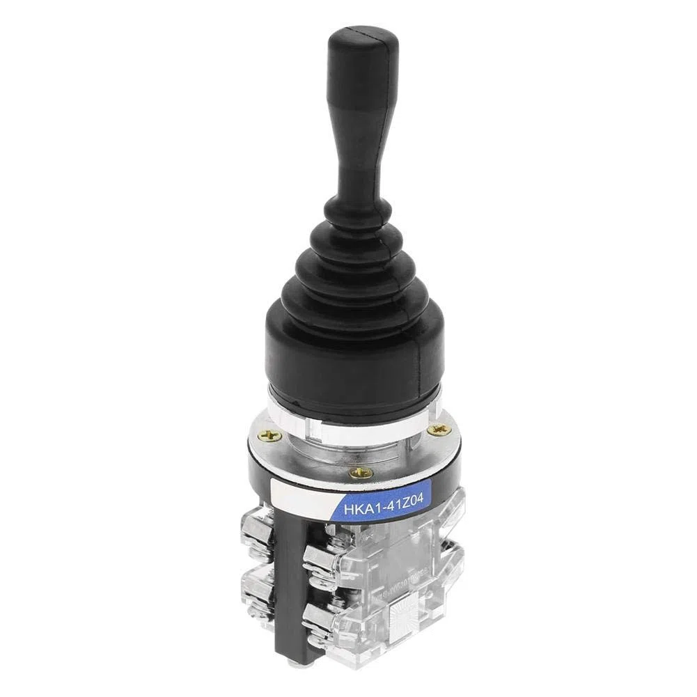 Joystick-Schalter mit 4 Positionen 4NO Spring Return Momentary Joy Stick Ersatz f¨¹r HKAI-41Z04