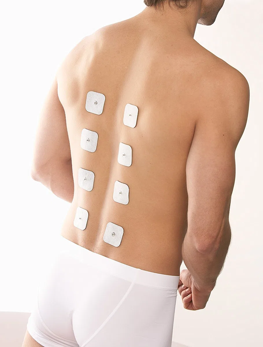 Beurer Almohadillas de gel autoadhesivas 45 x 45 mm, set de recambio, 8 electrodos para TENS y EMS adecuados para electroestimuladores EM 49 / EM 80 / EM 41 / EM 40