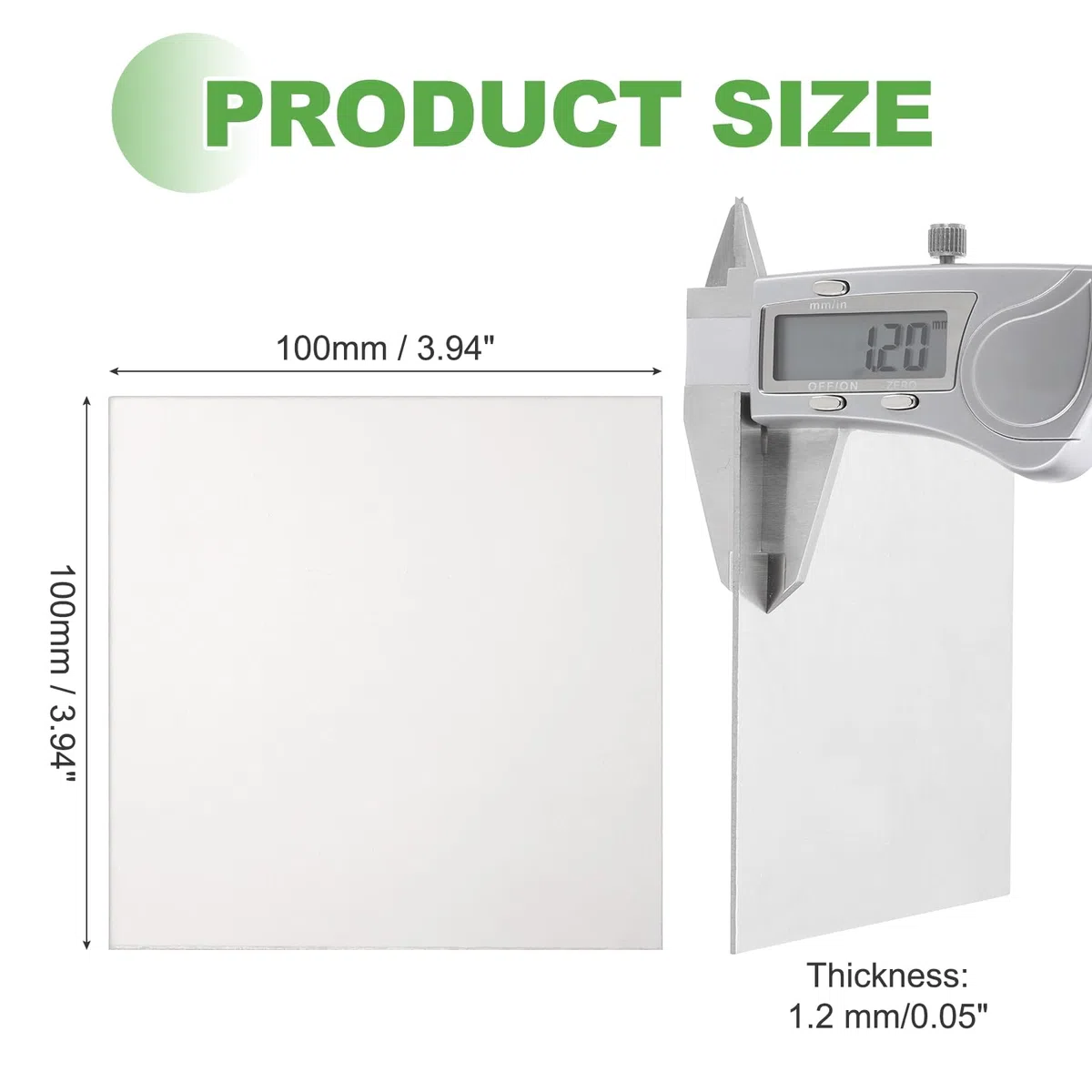 QUARKZMAN Placa De Titanio, TC4 (Grado 5) Ti 100x100x1.2mm Hoja De Aleación De Titanio Resistente Al Calor Alta Relación Resistencia-Peso Para Mecanizado CNC, Aplicaciones De Carreras